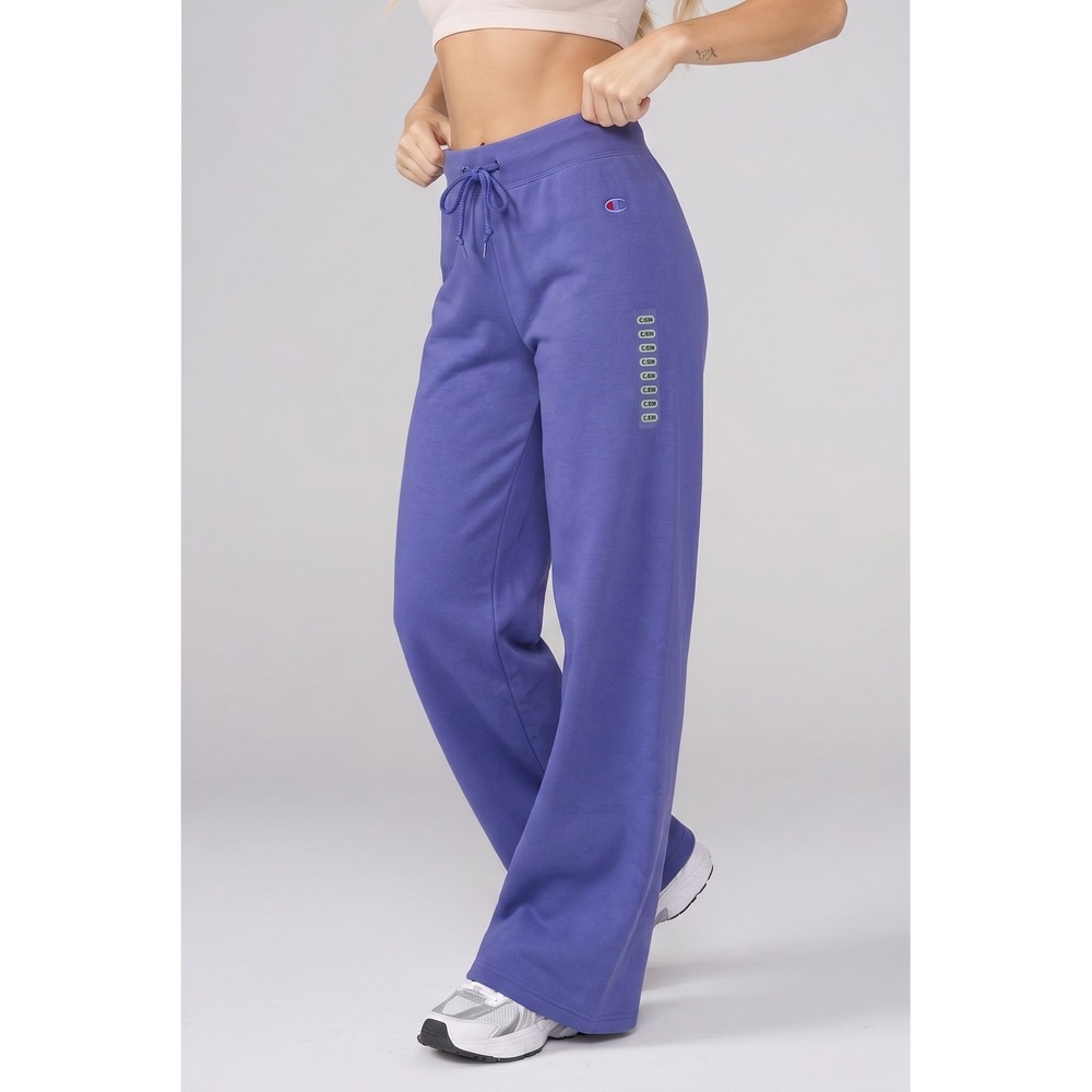 Champion Eco Authentic‎ Wide Leg Sweatpants Purple Heather XL NWT